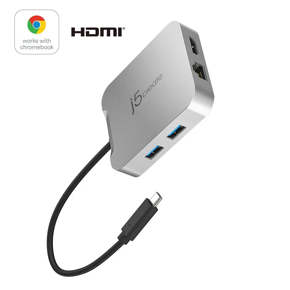 Hub Multi-port 4k60 Elite Space Grey One Size unisex - j5create - FashionsVida