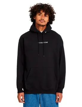 Felpa Con Cappuccio Stone Black L