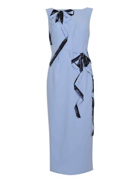 Vestito Longuette 66638 In Crepe Aura