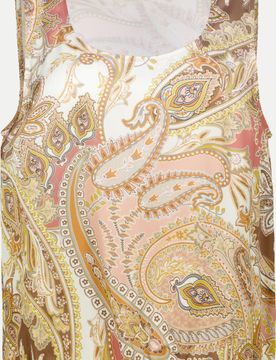 Blusen-Top mit Paisleymuster Mehrfarbig 40