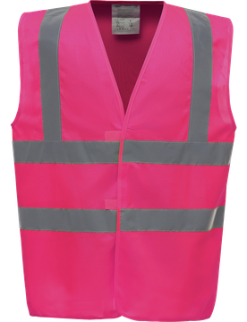 Gilet de travail Retro rose Rose