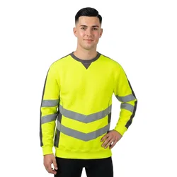 Sweat-shirt Safe Supreme 50126 Hi-Vis Yellow / Dark Anthracite 3XL