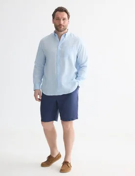 Bermuda hombre sport de lino tallas grandes - Dustin - FashionsVida