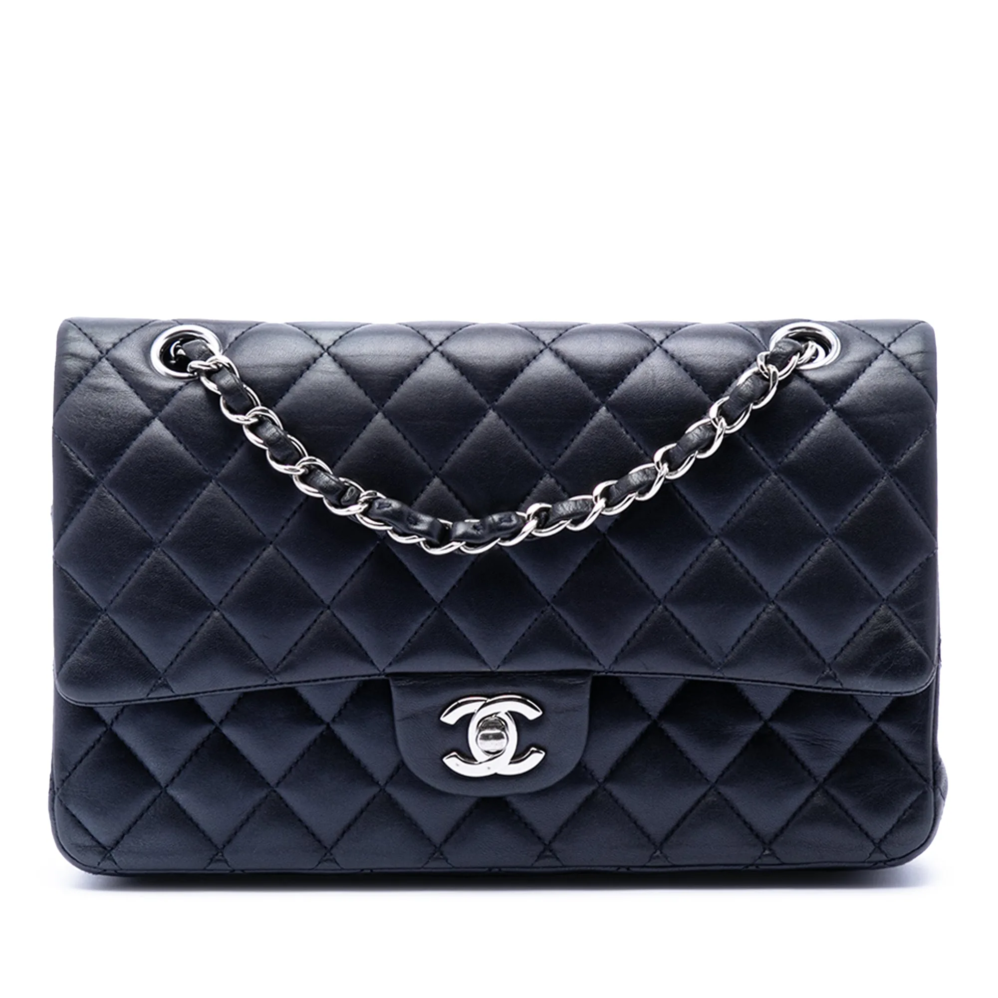 Medium Classic Lambskin Double Flap - Chanel - FashionsVida