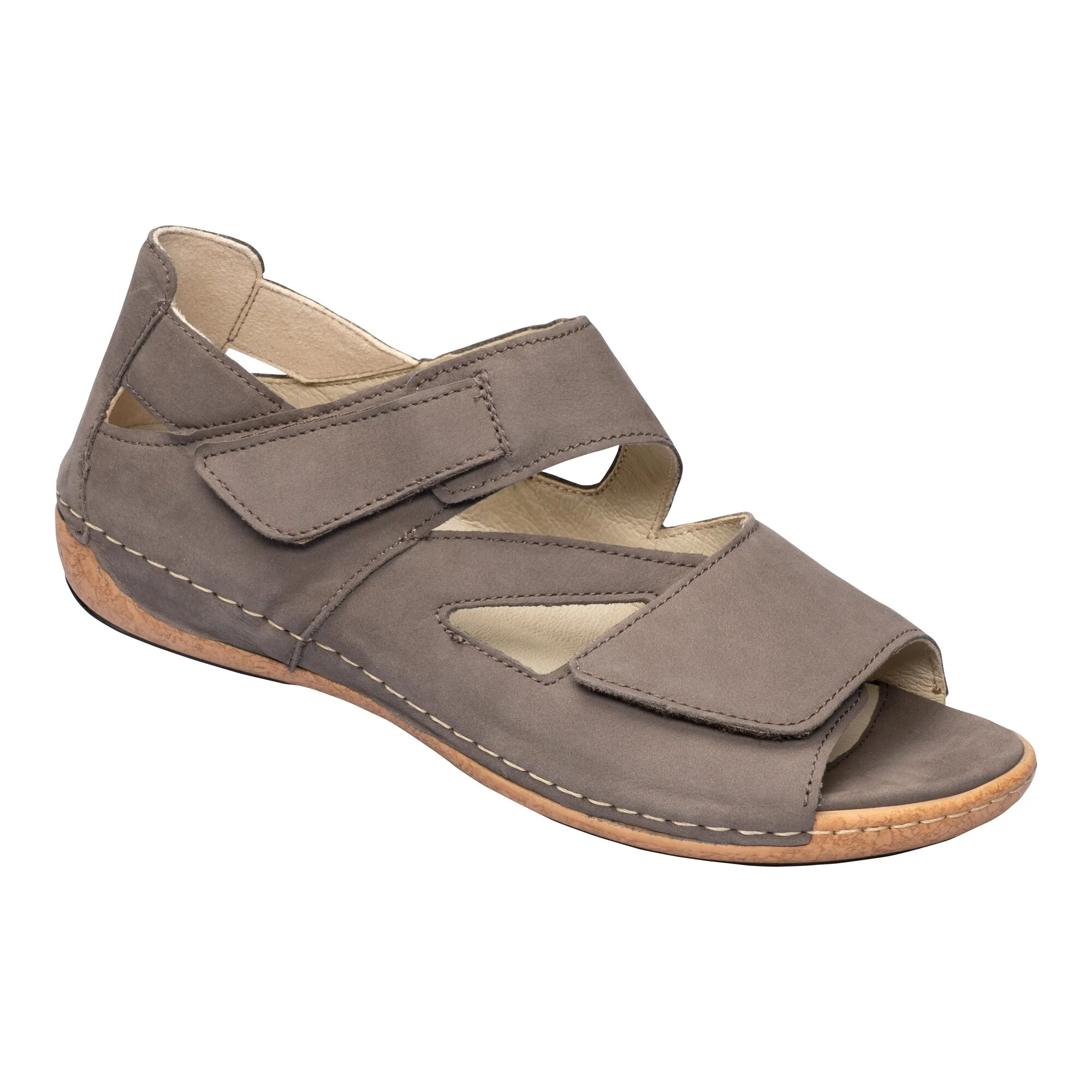 Damen-Sandale "Helliett“ 37 braun - Waldläufer - FashionsVida