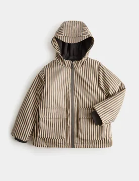 In1 Striped Fisherman Jacket (2-8 Yrs) Beige Mix male - M&S - FashionsVida