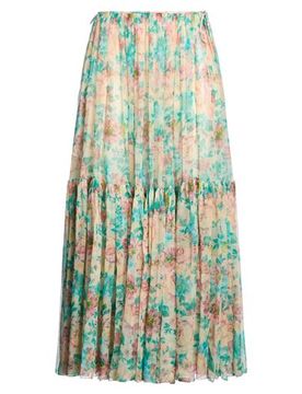 Falda larga Mujer Beige 40 Mujer