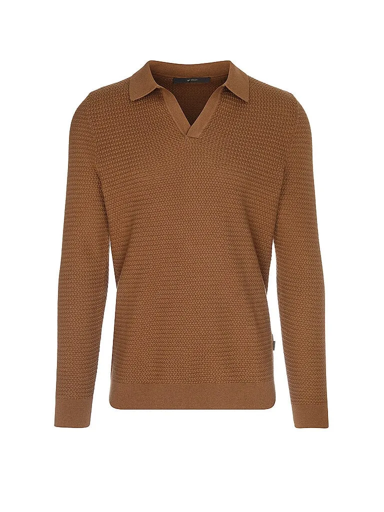 Polo-Pullover hellbraun XL herren - Windsor - FashionsVida