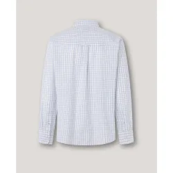 Camisa de hombre popelín cuadros fit casual