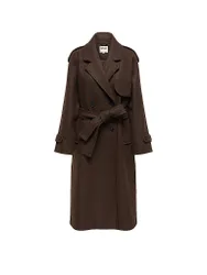 Cappotto effetto lana ONLDEAR-TRILLION marrone XL
