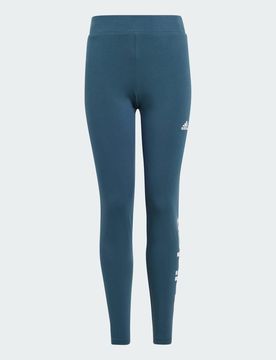 Leggings Essentials Linear Logo Cotton 7-8A Arctic Night / White