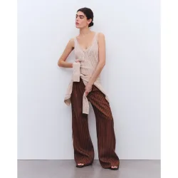 Top de mujer de tirantes calado