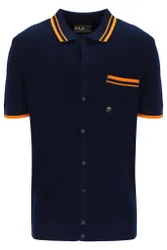 Ascari Waffle Knitted Polo - XS