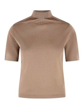 Maglione dolcevita in lana merino