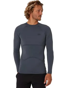 T-shirt Thermique à Manches Longues Rib Guard Padded Charcoal XL