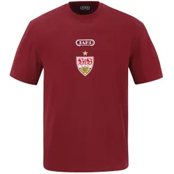 VfB T-Shirt Freizeit (rubinrot / Größe XL / Unisex)
