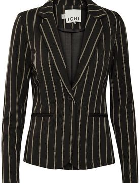 ICHI Blazer 'Ruti' negro / blanco