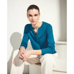 Jersey básico liso de mujer