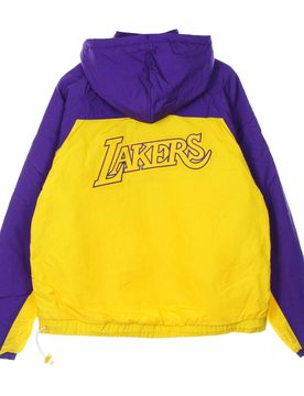 Giubbotto Uomo Nba Courtside Premium Jacket Loslak Field Purple/amarillo/white