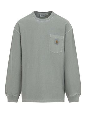 T-shirt con tasca ampia L/S