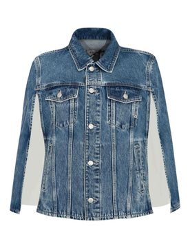 Giubbino Poncho Candy In Denim