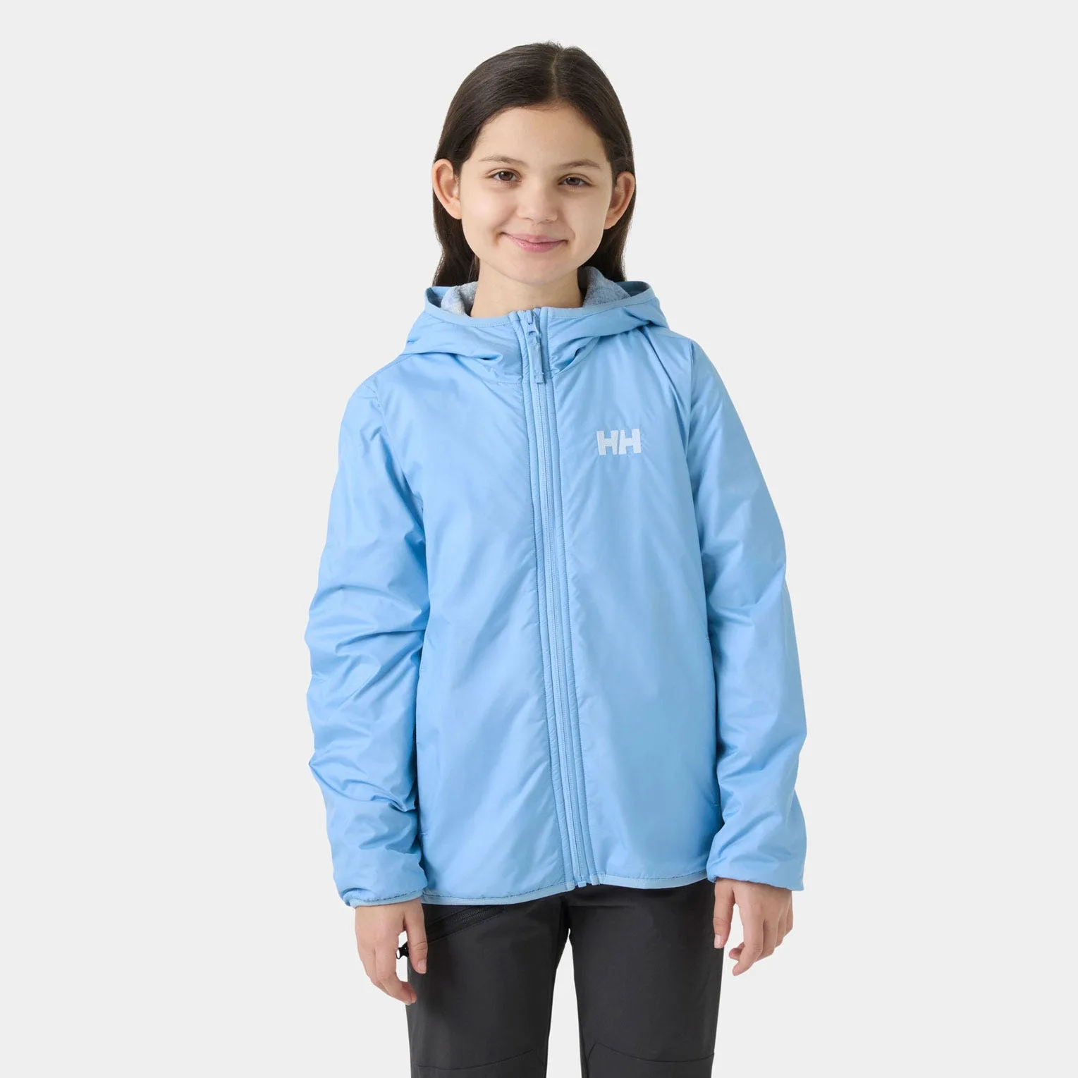 Juniors’ Chill Hooded Jacket Blue 9 - Bright Blue - Male - Helly Hansen - FashionsVida
