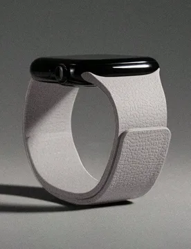 Pieza Correa de reloj magnética de silicona con textura de litchi, compatible con Apple Watch de 42mm, 38mm, 40mm, 41mm, 44mm, 45mm, 46mm, 49mm, corr - Shein - FashionsVida