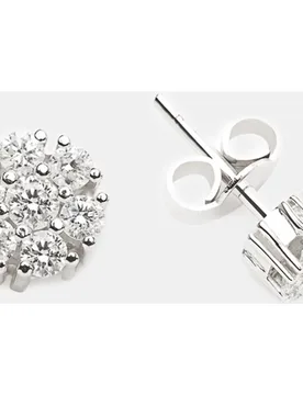 Pendientes de oro y diamantes - El Corte Inglés - FashionsVida