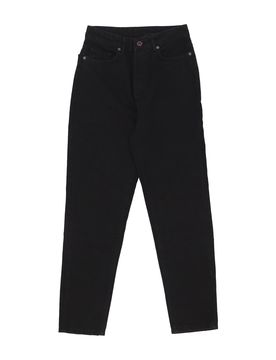 Jeans Uomo Printed Flames and Logo Jeans Black Denim
