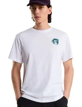 Basecamp barista camiseta manga corta hombre Blanco (S) - The North Face - FashionsVida