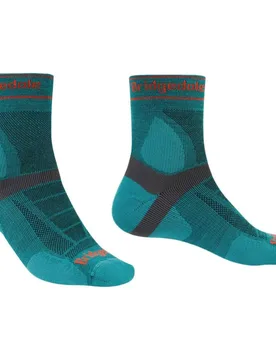 Calzini Trail Run Ultralight T2 Merino Sport ¾ Crew Teal EU 36-39 - Bridgedale - FashionsVida