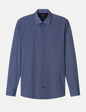 Body-Fit Hemd Level Five Blau 38