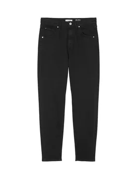 Denim Trousers, Mid Waist, Tapered female