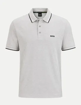 Boss Green Poloshirt Paddy Grau 3XL - BOSS - FashionsVida