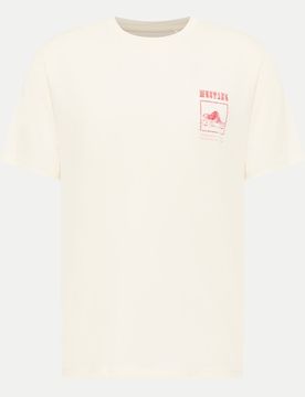 Mustang T-Shirt Beige L