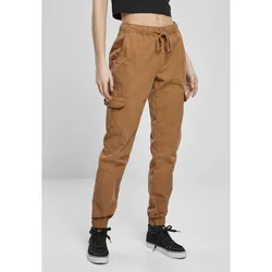 Pantaloni High Waist Cargo Jogging Orange L