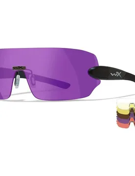 Detection Polarized Sunglasses Clear / Yellow / Orange / Purple / Copper / Matte Black One Size Men,Women - Wiley X - FashionsVida