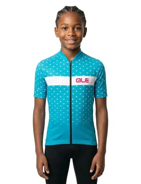 Maglia A Maniche Corte Stars Turquoise