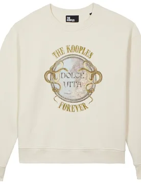 Sudadera de mujer con serigrafía - The Kooples - FashionsVida