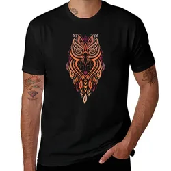 Owl. T-Shirt Basic Daily Outfit Short Sleeve Tee T-Shirt