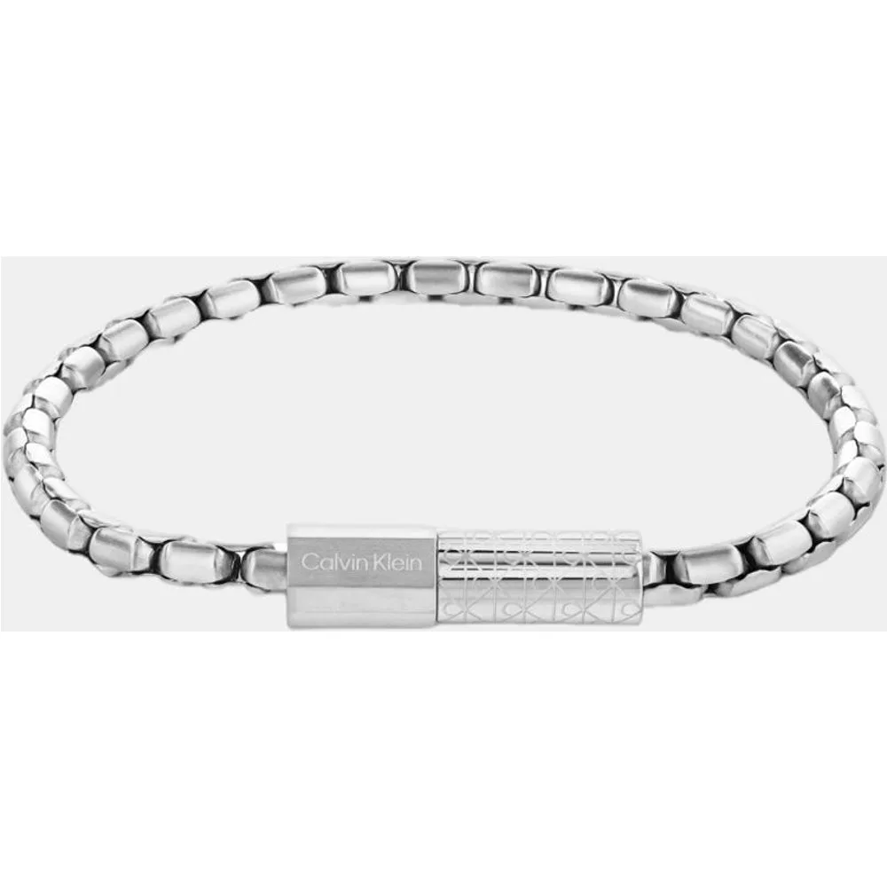 Pulsera de hombre Contoured Barrel de acero - Calvin Klein - FashionsVida
