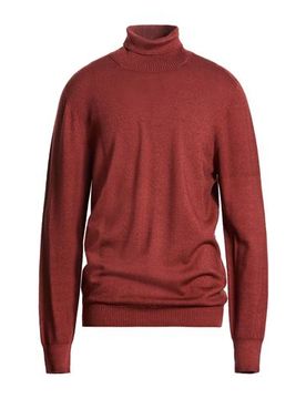 Rollkragenpullover Herren Rostrot 52 Herren
