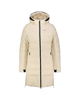 Abrigo de invierno con capucha Esbjerg para mujer beige 46 - Meru - FashionsVida