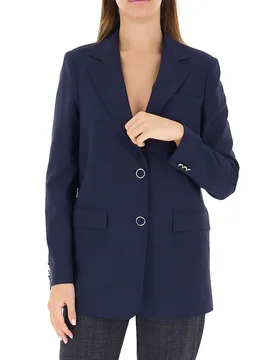 Blazer monopetto BLU NAVY S - Fracomina - FashionsVida