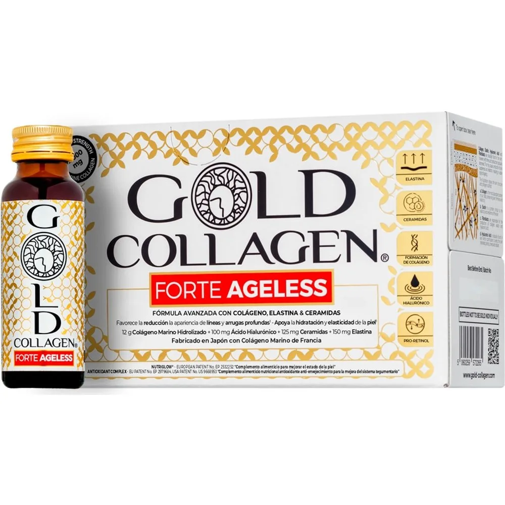 Botellas Forte Ageless - Gold Collagen - FashionsVida