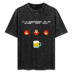 Its dengerous to go without beer T-Shirt Casual Daily Outfit T-Shirt