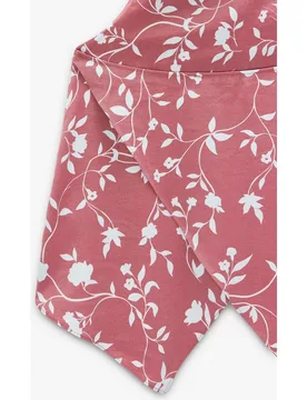 Top de mujer con cuello halter y estampado de flores - Parfois - FashionsVida