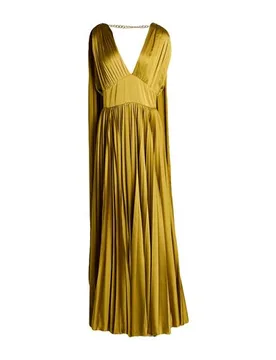 Vestido largo Mujer Mostaza 38,40 Mujer - Alma Sanchez - FashionsVida