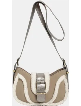 Bandolera de PU con borreguito - Robert Pietri - FashionsVida
