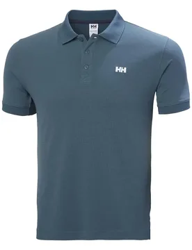 Driftline Short Sleeve Polo Washed Navy M Men - Helly Hansen - FashionsVida